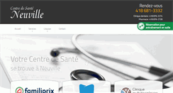 Desktop Screenshot of centredesanteneuville.com